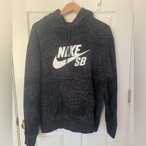 Men’s Gray & Black Nike SB Hoodie